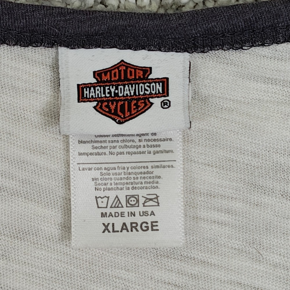 2015 Harley Davidson Motorcycle Womens Tank Top XL‎ White w/Purple Foil Accents - Picture 3 of 10